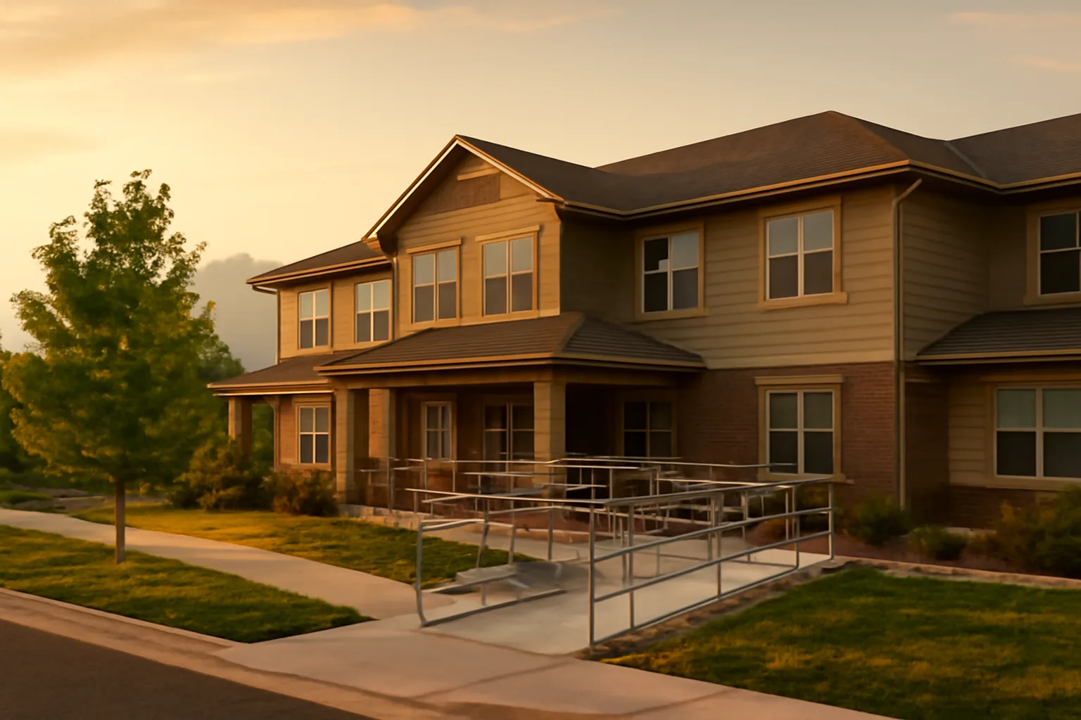 Colorado residential care home exterior representing assisted living facilities for sale