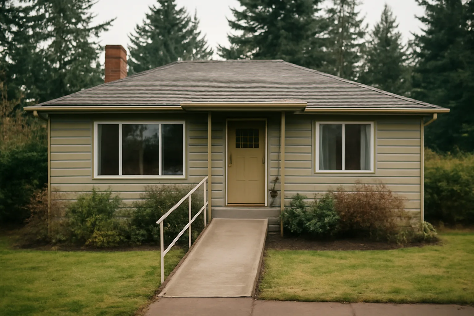 Residential home exterior representing group home licensing in Washington State