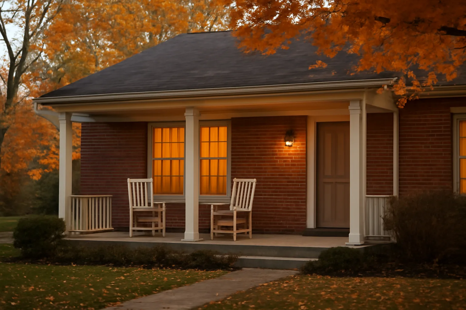 Converted residential home used for assisted living care in an Ohio neighborhood
